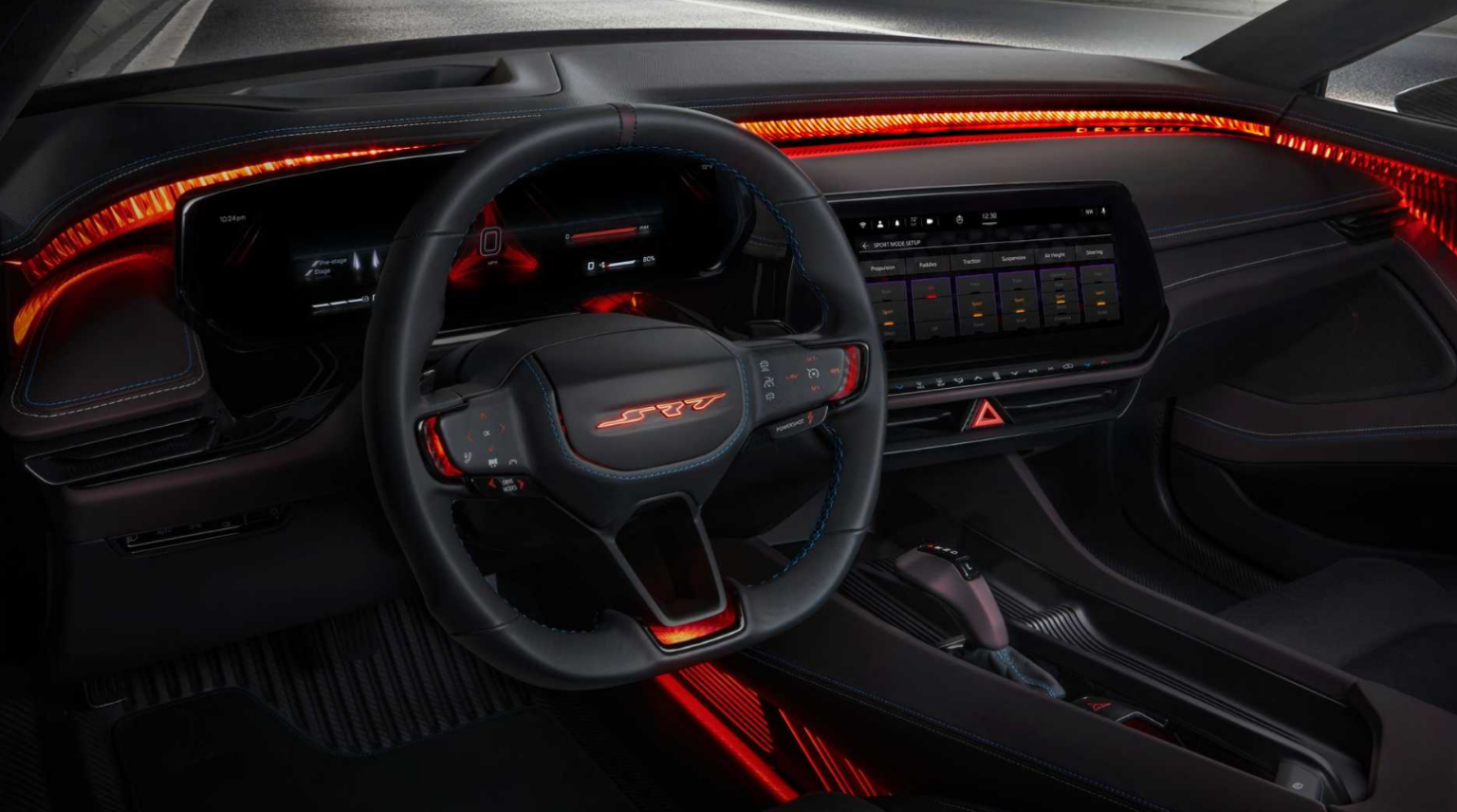 2025 Electric Dodge Challenger Interior